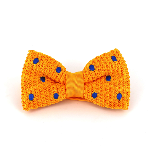 Papillon a pois gialli con pois blu
