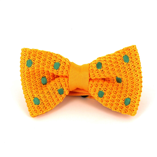 Papillon a pois gialli con pois verdi