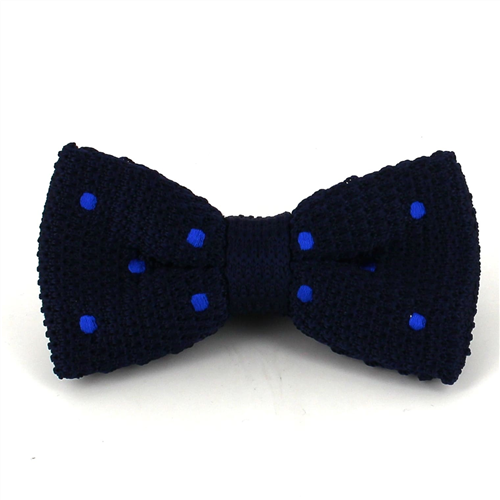 Papillon a pois blu azzurri