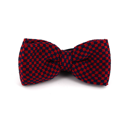 Papillon a pois blu e rosso