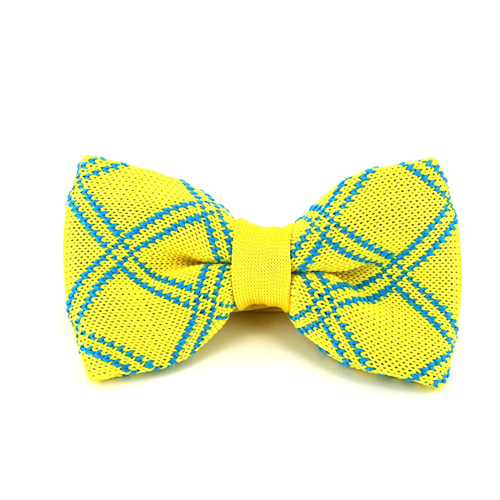 Papillon a quadretti gialli