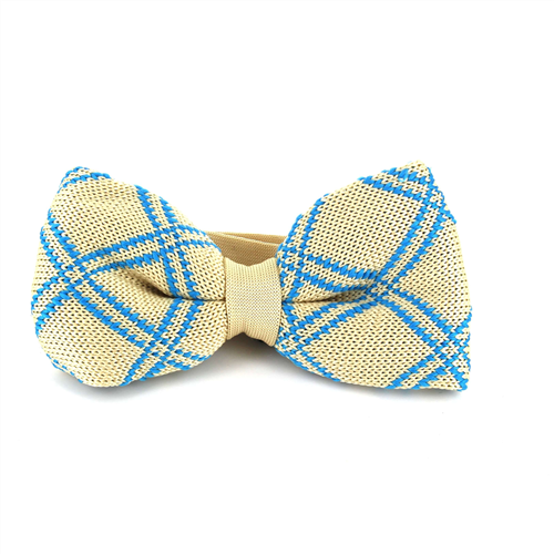 Papillon a Quadretti Beige