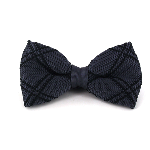 Papillon a Quadretti Grigio