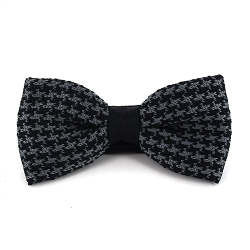 Papillon a pois gigli nero e grigio