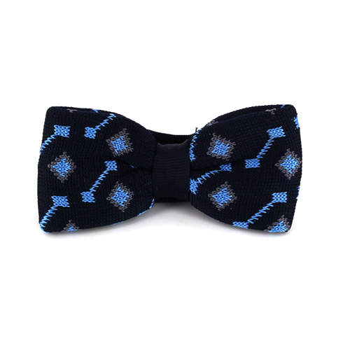 Papillon a pois forme geometriche blu