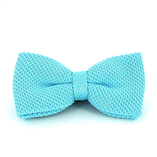Papillon a Punto Liscio Blu Acqua