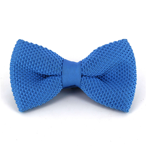 Papillon a Punto Liscio Blu Chiaro