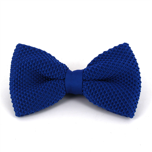Papillon a pois liscio blu scuro