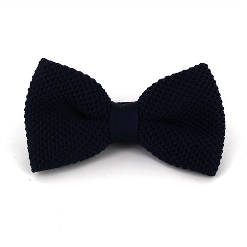 Papillon in Punto Liscio Blu Scuro
