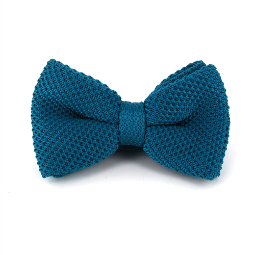 Papillon a Punto Liscio Blu Turchese