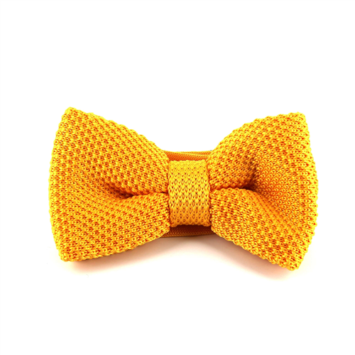 Papillon a pois liscio dorato
