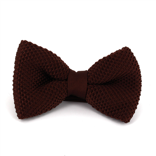 Papillon a Punto Liscio Marrone
