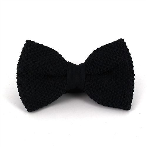 Papillon in Punto Liscio Nero
