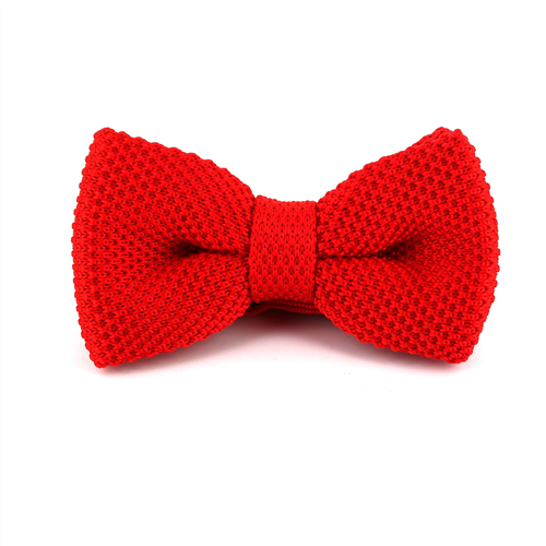 Papillon a Punto Liscio Rosso