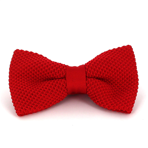 Papillon a Punto Liscio Rosso