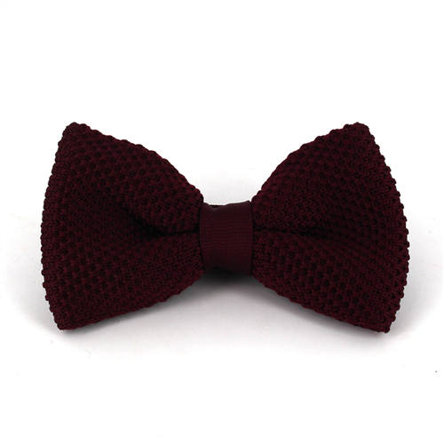 Papillon a pois liscio Bordeaux Rosso