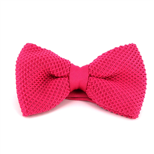Papillon a Punto Liscio Rosa Intenso