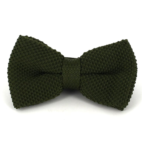 Papillon Tinta Unita Verde Militare