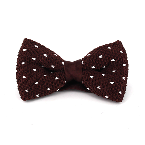 Papillon a pois marrone con puntini bianchi