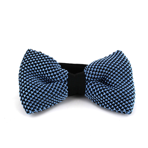 Papillon a pois nero e blu