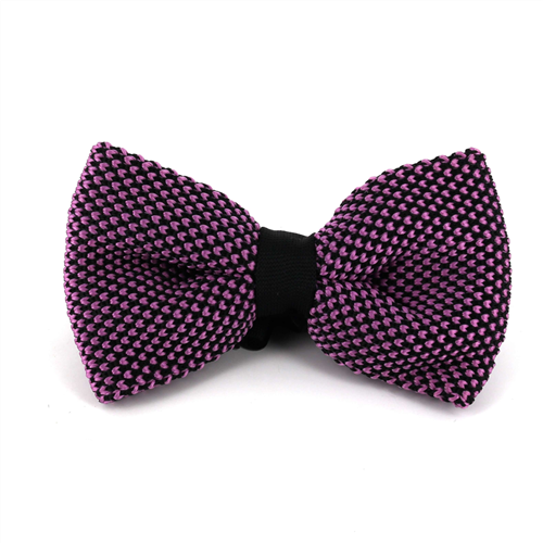 Papillon a pois nero e lilla