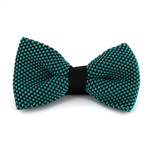 Papillon a pois nero e turchese