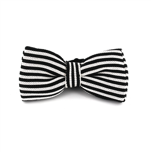 Papillon a righe nero e bianco