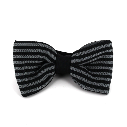 Papillon a righe nero e grigio
