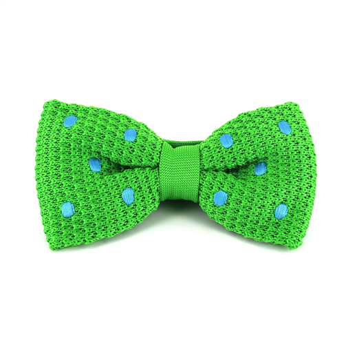Papillon a pois verdi azzurri