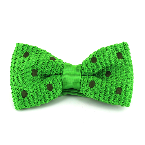 Papillon a pois verde scuro