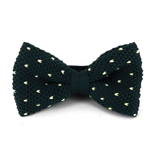 Papillon a pois verdi con punti bianchi