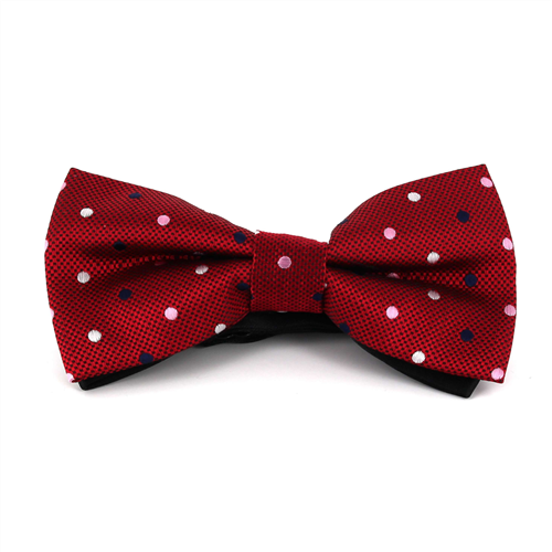 Papillon Rosso a Pois Multicolor