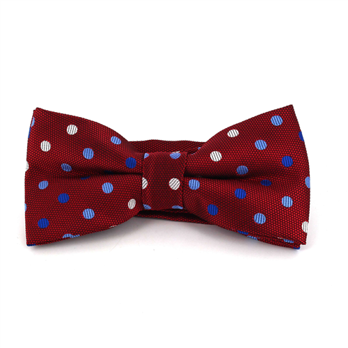 Papillon Rosso a Pois Multicolor