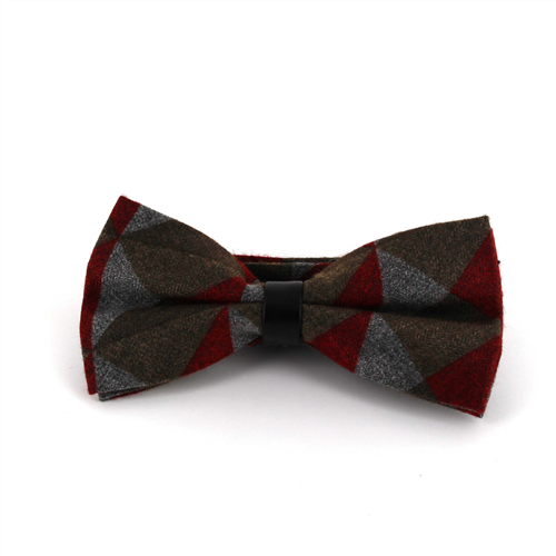 Papillon Triangoli Rossi e Pelle
