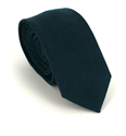 Cravatta Slim in Velluto Verde