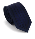 Cravatta Slim Blu Scuro e Nera