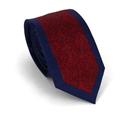 Cravatta Slim Blu Navy e Rossa