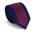 Cravatta Slim Blu Navy e Rosa