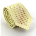 Cravatta Slim Beige e Marrone