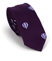 Cravatta Slim a Palloncino Viola