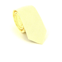 Cravatta Slim Liscia Gialla