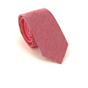 Cravatta Sottile Liscia Rossa