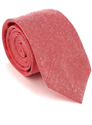 Cravatta Slim Liscia Rosso Chiaro