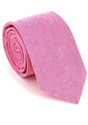Cravatta Slim Liscia Rosa