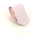 Cravatta Slim Liscia Rosa Chiaro