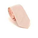 Cravatta Slim Liscia Rosa Salmone