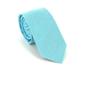 Cravatta Slim Liscia Turchese
