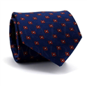 Cravatta Fiori Blu Navy