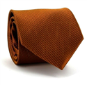 Cravatta liscia color bronzo