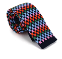 Cravatta a pois multicolore